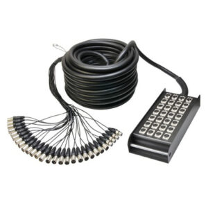 Adam Hall Cables K 28 C 30 Multicore with Stage Box 24/4 30 m
