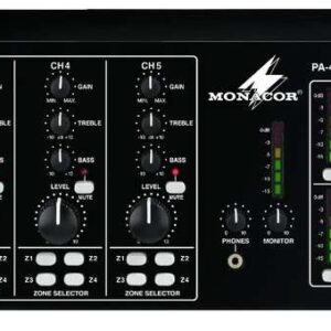 Monacor PA-4040  / matrix Zoneversterker 4x 40 Watt RMS