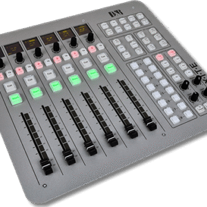 D&R  AXITE digital modular broadcast mixing console with motor faders