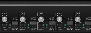 Monacor PA-1414MX 10-channel PA preamplifier
