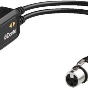 Monacor ADP-AES3-2X2 Dante® AVIO AES3/EBU Adapter