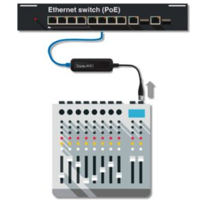 Monacor ADP-DAI-1X0 Dante® AVIO analogue input adapter (1-channel)